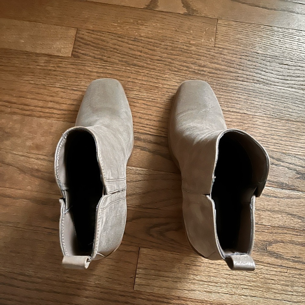 Beige Ankle Boots